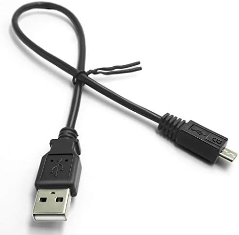 NECABLES 10 אינץ קצר מטען מיקרו USB כבל זכר כדי מיקרו ב 'שחור עבור אנדרואיד שניהם טעינה וסנכרון (10 ס מ/0.8 מטר)