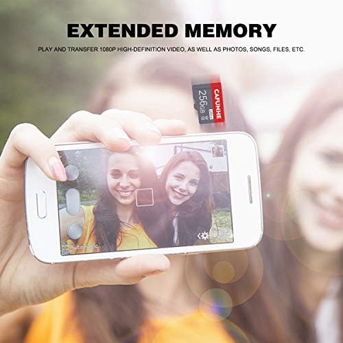 כרטיס מיקרו SD 256GB עם מתאם מהירות גבוהה כרטיס זיכרון מסוג 10 TF כרטיס זיכרון עבור הטלפון החכם אנדרואיד מצלמה דיגיטלית