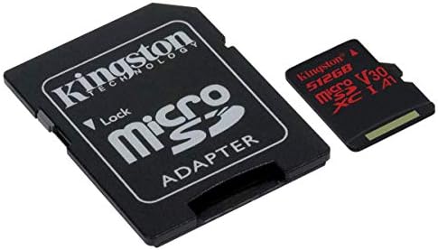 מקצועי MicroSDXC 512GB עובד על Samsung Galaxy S20 5GCard מותאם אישית מאומת על ידי SanFlash וקינגסטון. (80MB/s)