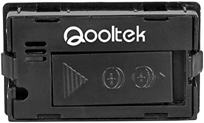 Qooltek מיני לחות מדחום LCD צג טמפרטורה דיגיטלי מד לחות מד עבור חממות זוחלים ו-לחות (פרנהייט)